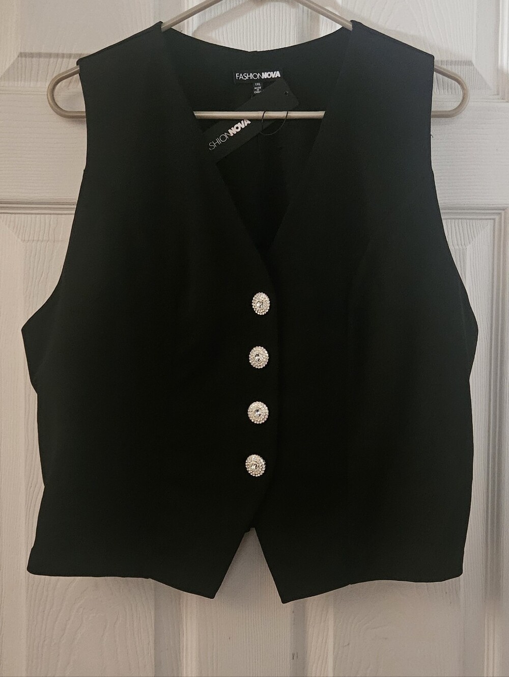 NWT Fashion Nova Button Down Vest